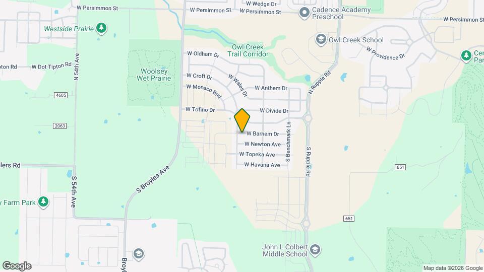 4531 W Barhem Dr Map and Location Details