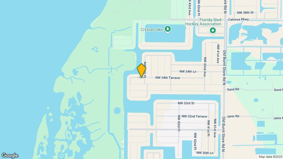 4622 NW 34th Terrace Map and Location Details