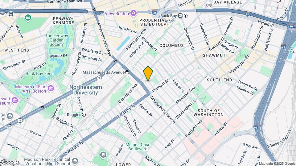 208 W Springfield St, Unit A Map and Location Details