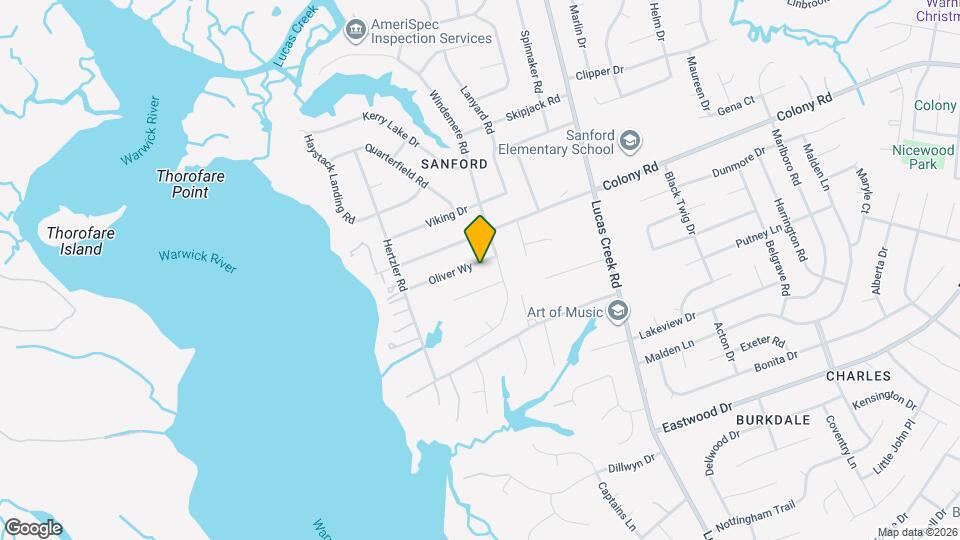 555 Oliver Wy Map and Location Details