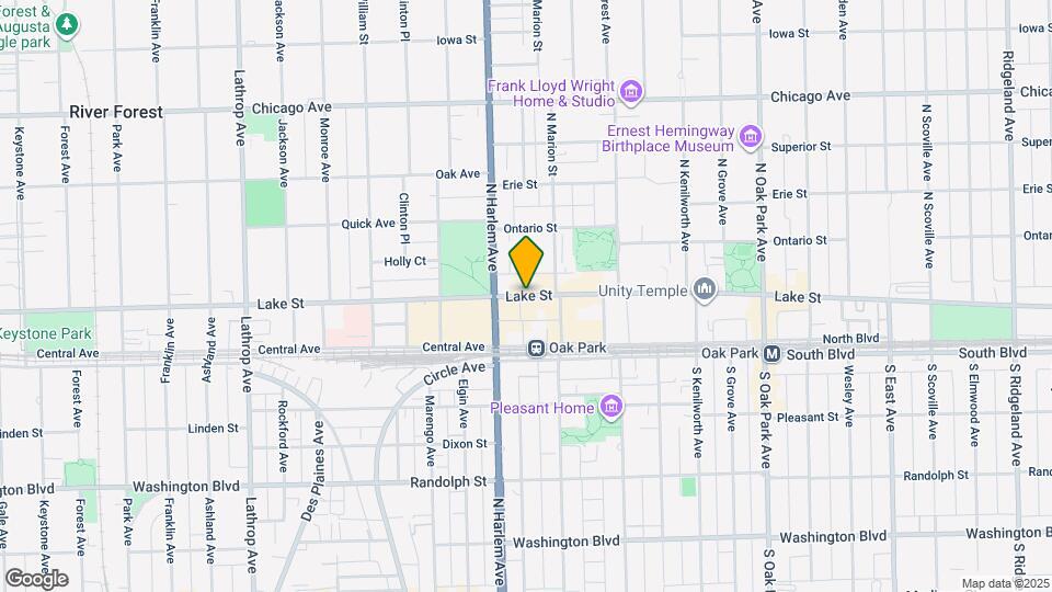 1124 Lake St Map and Location Details