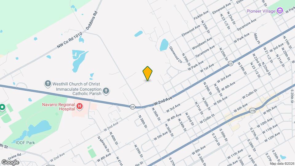 2533 W Sycamore Ave Map and Location Details