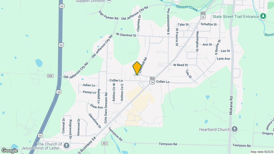 1008 Granite Ct Map and Location Details