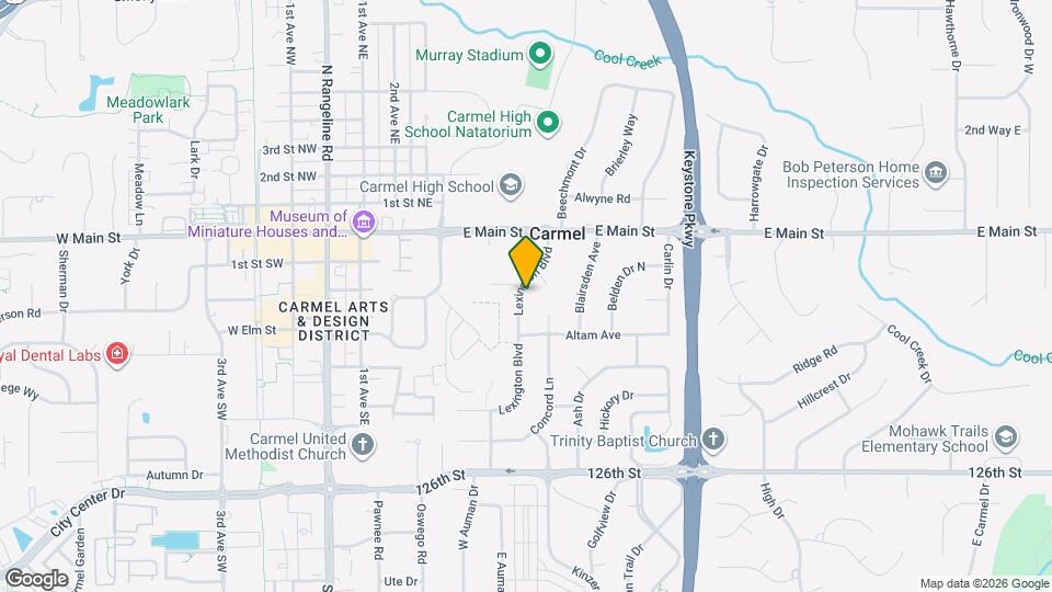 117 Lexington Blvd Map and Location Details