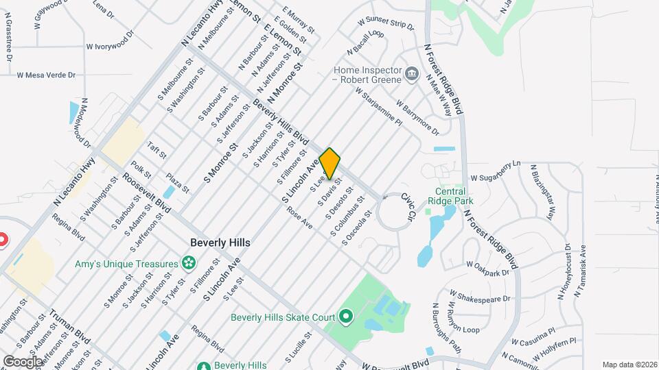 10 S Davis St Map and Location Details