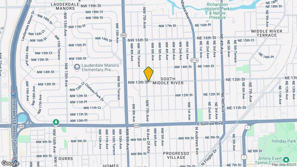 1244 NW 7th Ave Mapa y Detalles de la Ubicación