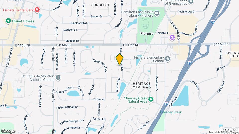 11351 Boston Way Map and Location Details