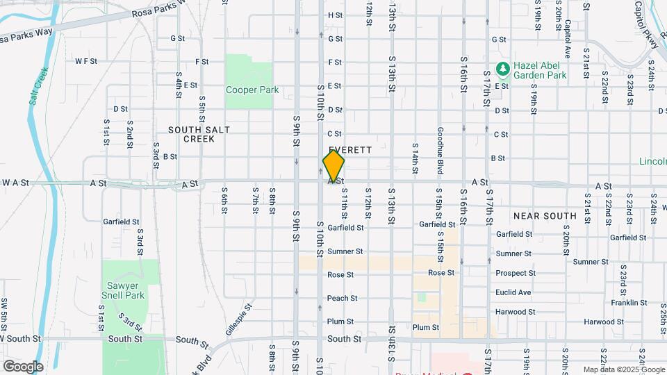 1027 A St Map and Location Details
