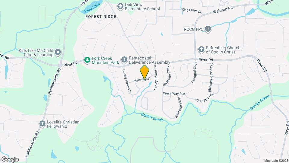 3025 Kenville Ln Map and Location Details