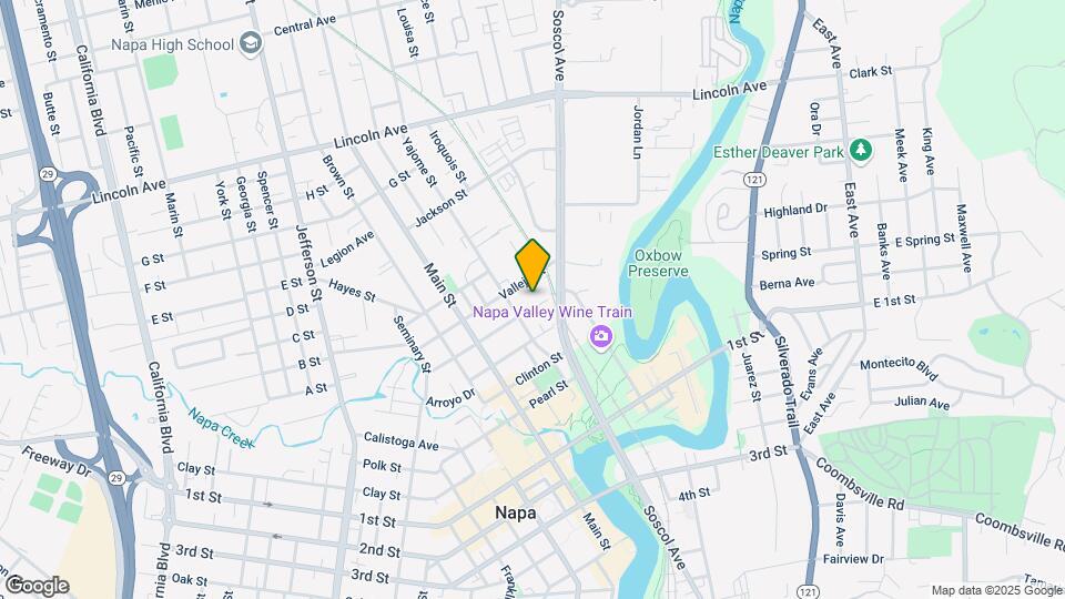 840 Napa St Map and Location Details