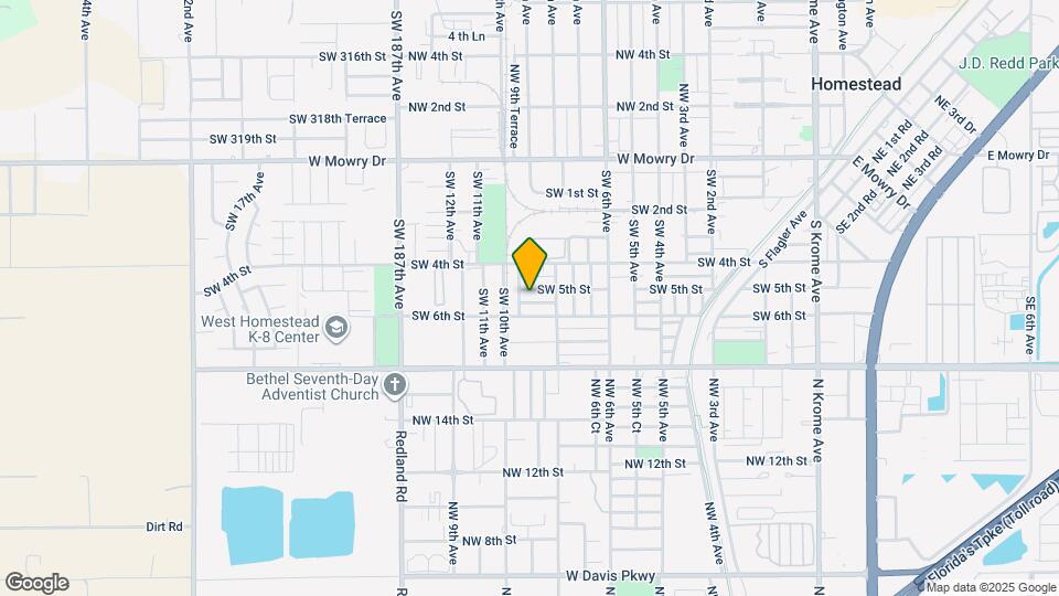 848 SW 5th St Map and Location Details