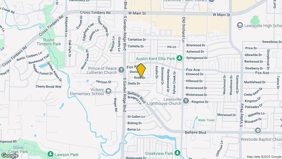 1416 Ross Dr Map and Location Details