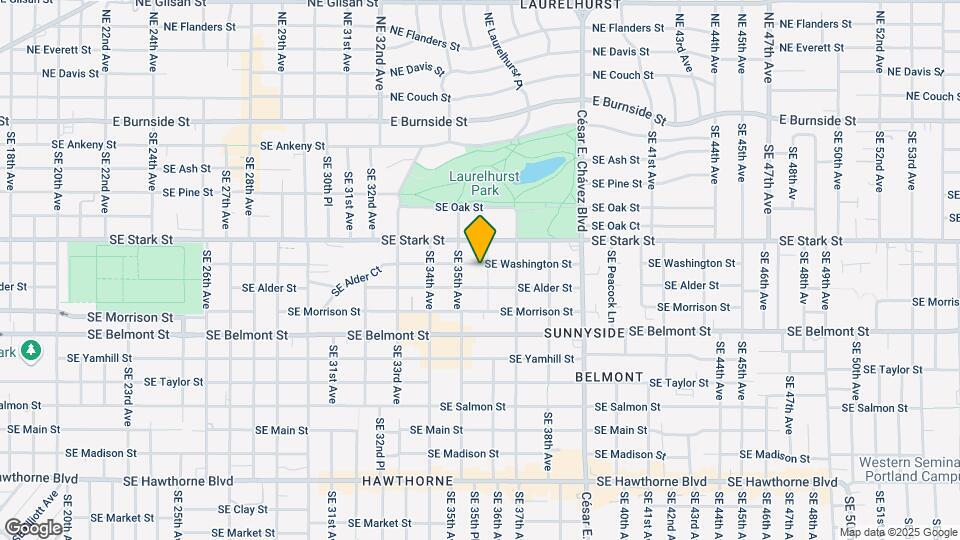 3544 SE Washington St Map and Location Details