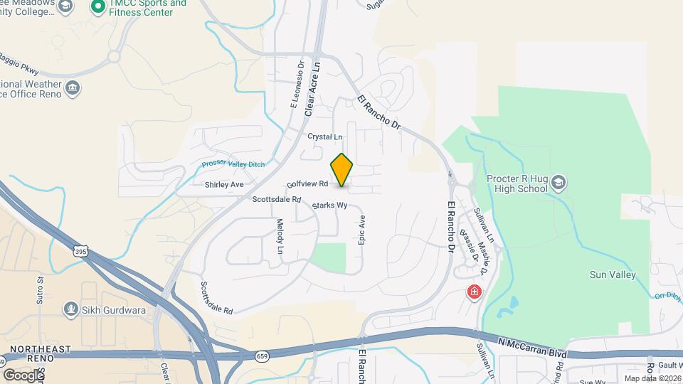 3928 Clear Acre Ln Map and Location Details