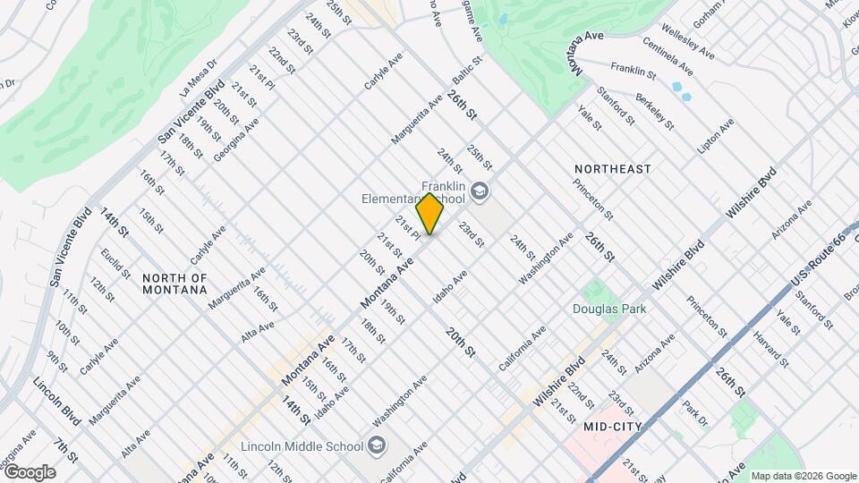 2132 Montana Ave, Unit D Mapa y Detalles de la Ubicación