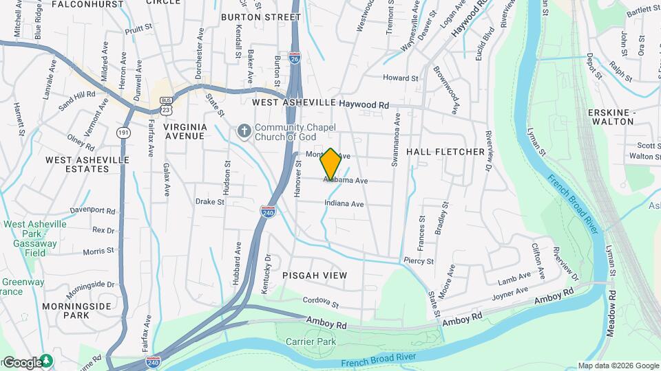 96 Alabama Ave Map and Location Details