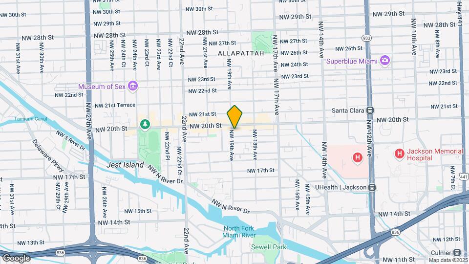 1949 NW 19th Ave Map and Location Details