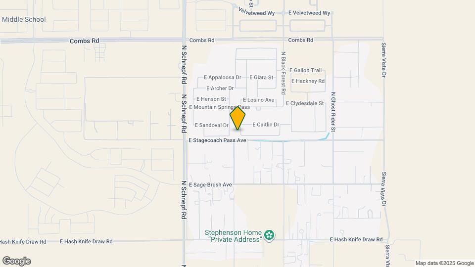 36810 N Camarillo Dr Mapa y Detalles de la Ubicación