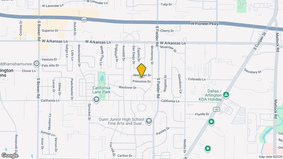 1713 Princeton Dr Map and Location Details