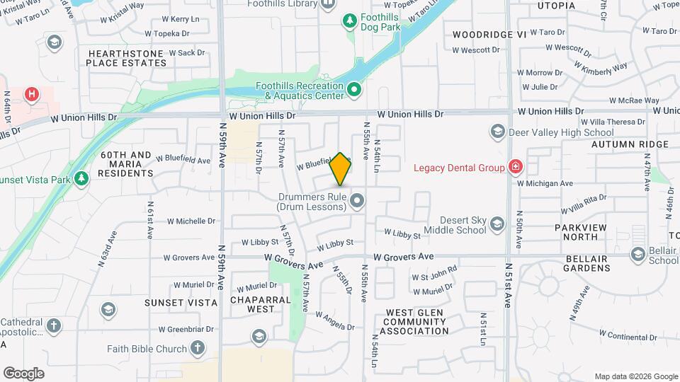 5537 W Michigan Ave Map and Location Details