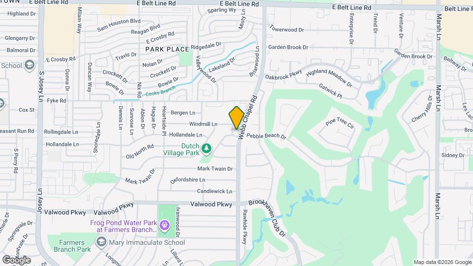 3085 Windmill Ln Map and Location Details