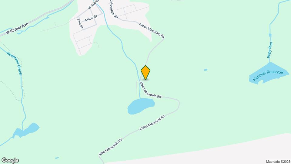 409 Alden Mountain Rd Map and Location Details