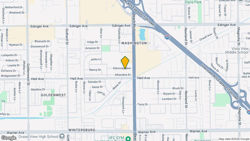 7912 Glencoe Drive Map and Location Details