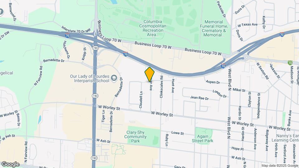 807 Spencer Ave Mapa y Detalles de la Ubicación