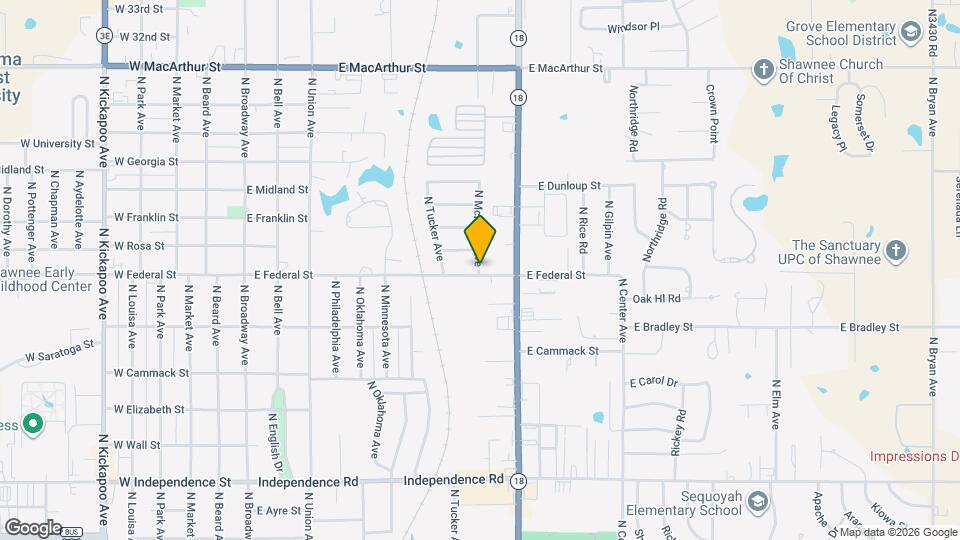 2001 N McKinley Ave Map and Location Details