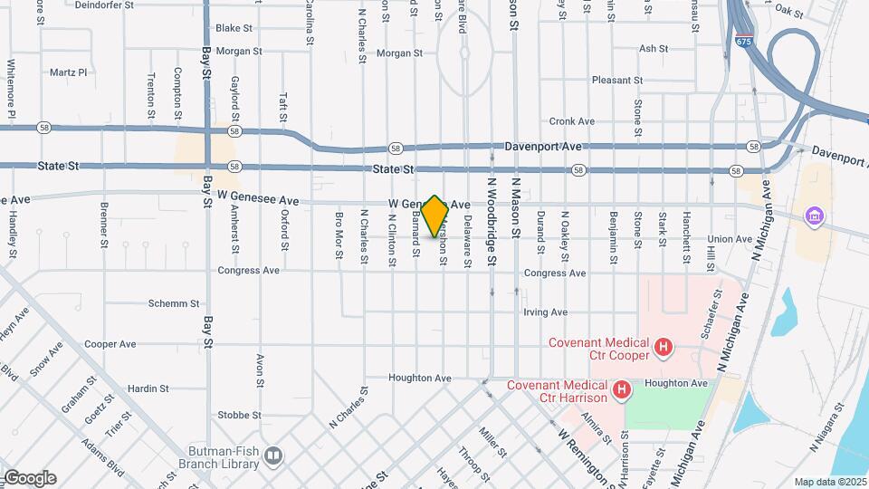 1807 Union Ave Map and Location Details