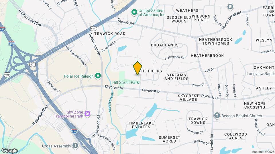 2411 Hill St Map and Location Details