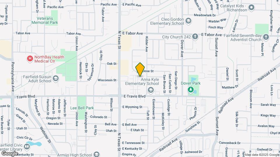 1658 Glenmore Dr Map and Location Details