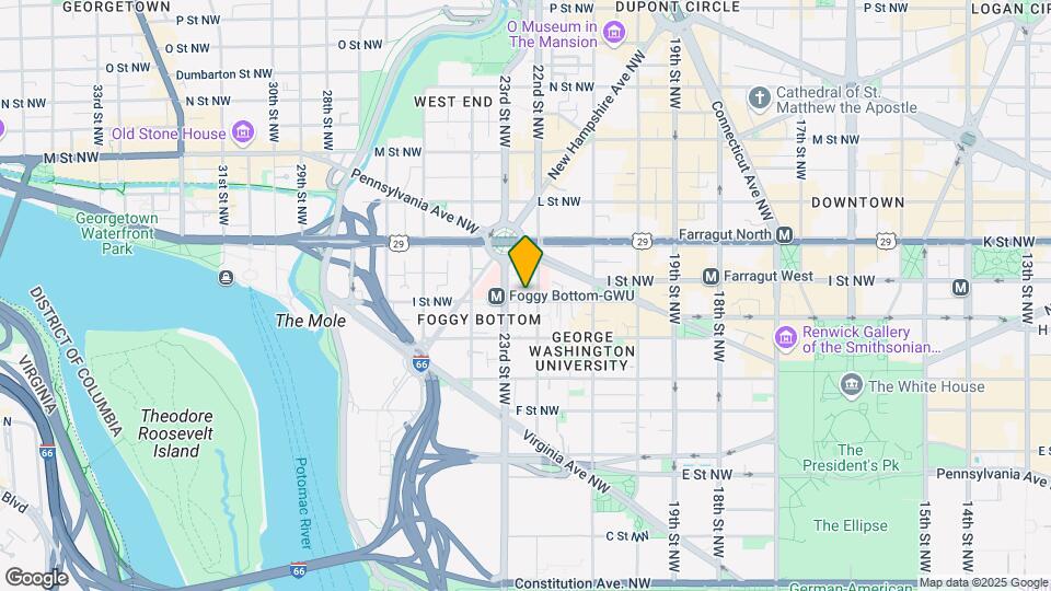 2221 I St NW Map and Location Details