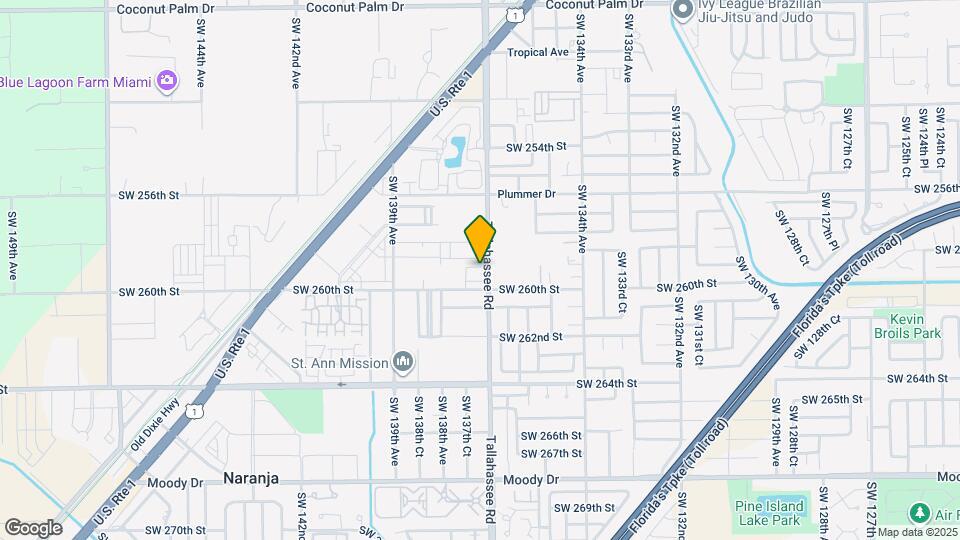 13712 SW 259th St Map and Location Details