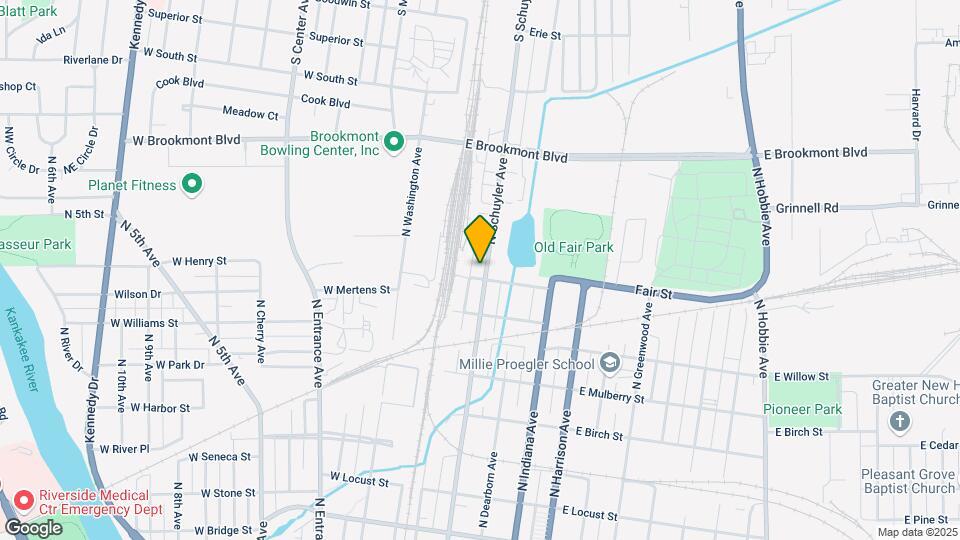 1017 N Schuyler Ave, Unit 3 Map and Location Details