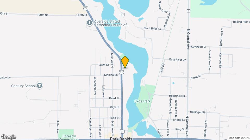 716 Park Ave N Map and Location Details