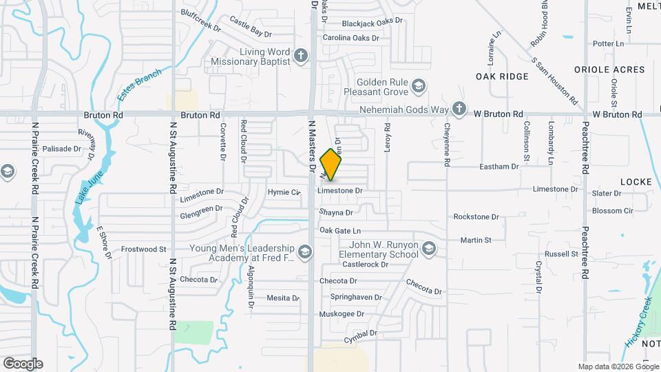 10315 Limestone Dr Mapa y Detalles de la Ubicación