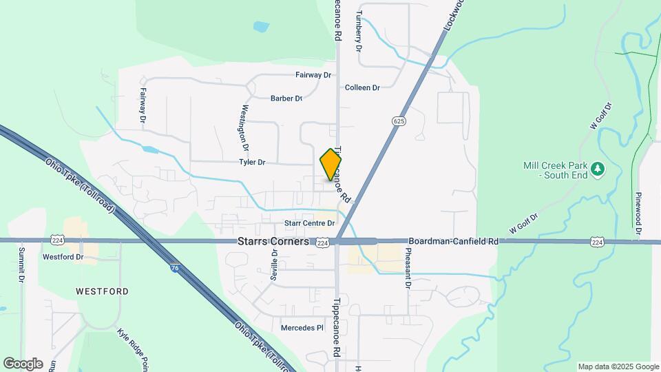 6316 Tippecanoe Rd Map and Location Details