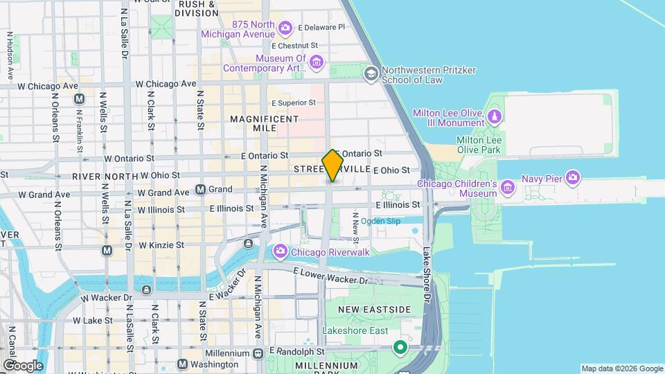 346 E Grand Ave Map and Location Details