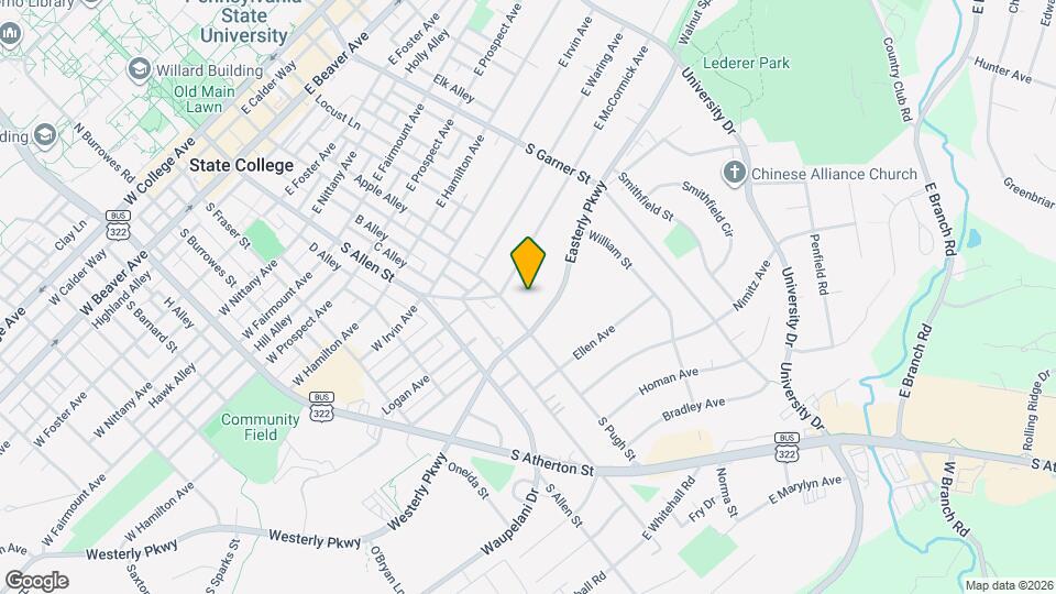 235 Easterly Pky Map and Location Details