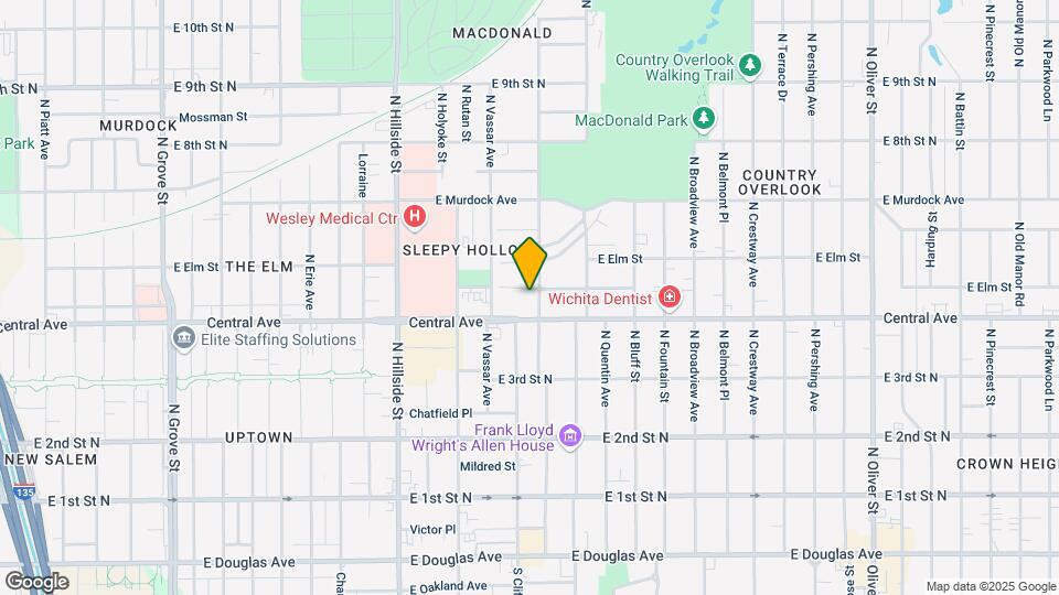 3437 Edgemont St Map and Location Details