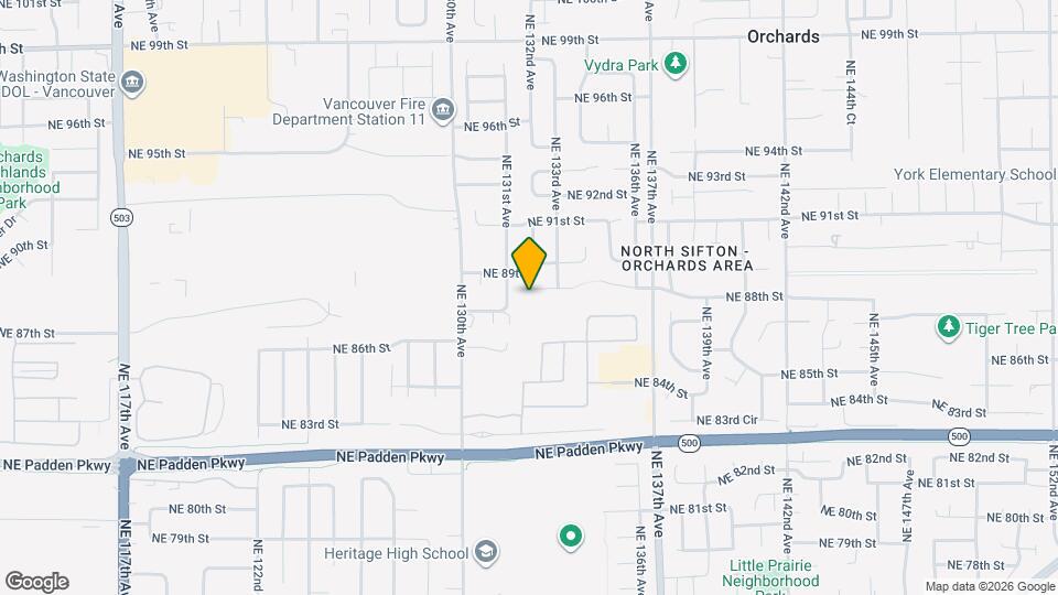 13201 NE 88th Cir Map and Location Details