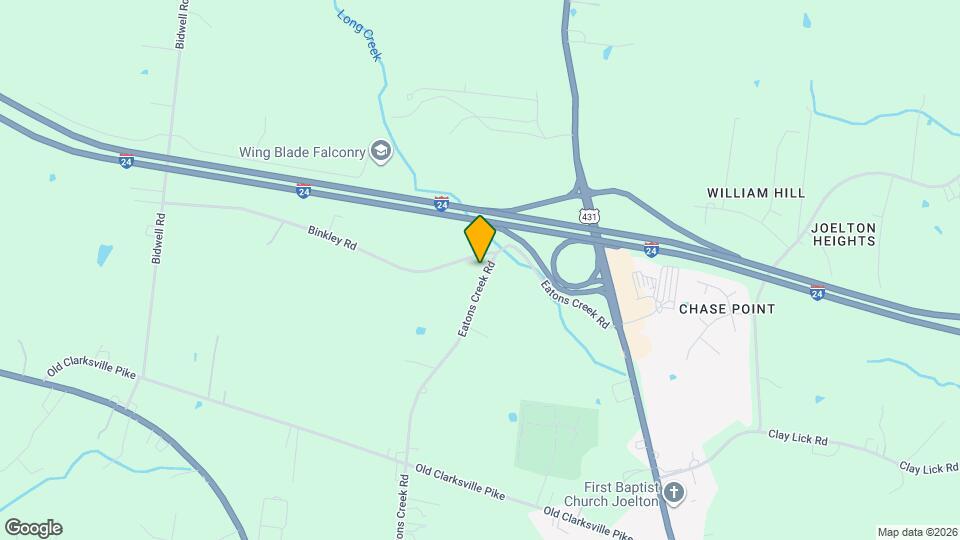 6393 Eatons Creek Rd Map and Location Details