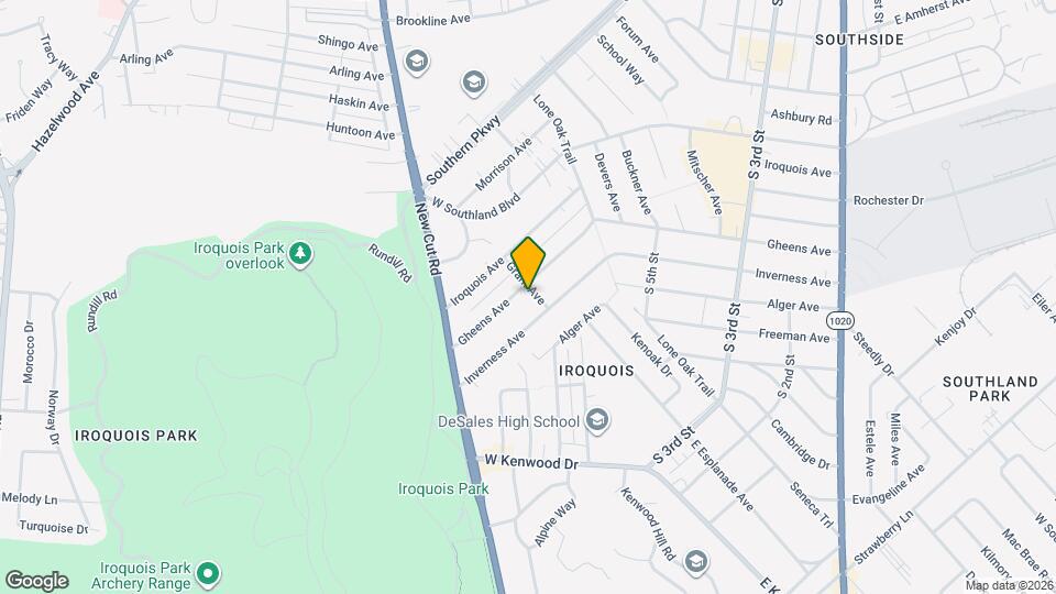 702 Gheens Ave Map and Location Details