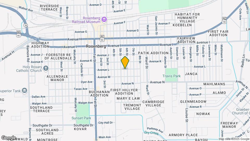 2220 Avenue L Mapa y Detalles de la Ubicación