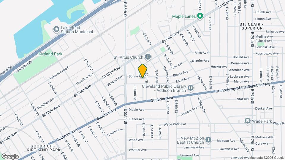 5908 Bonna Ave Map and Location Details