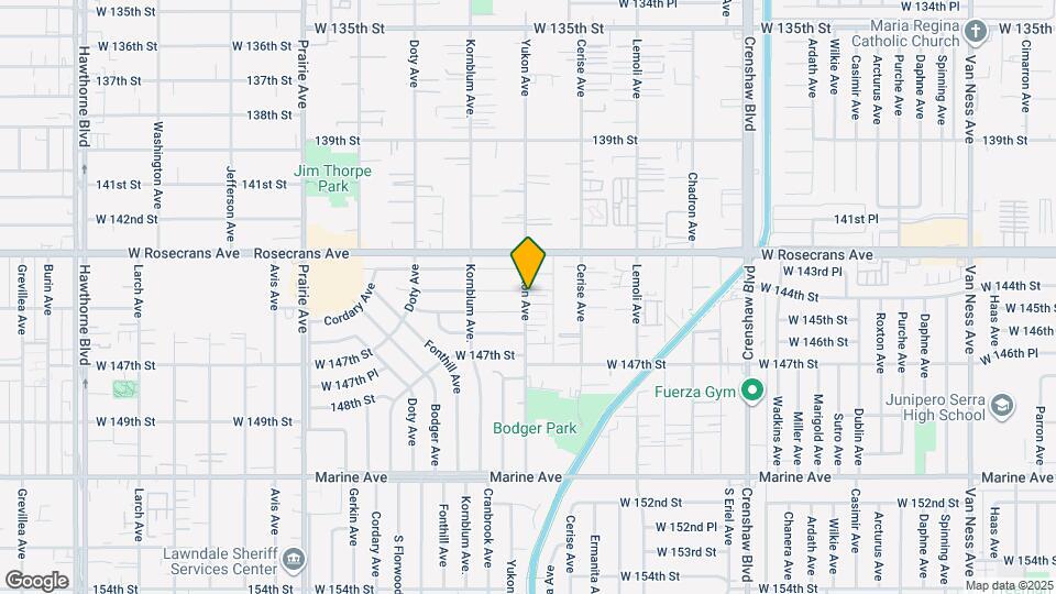 14416 Yukon Ave Map and Location Details