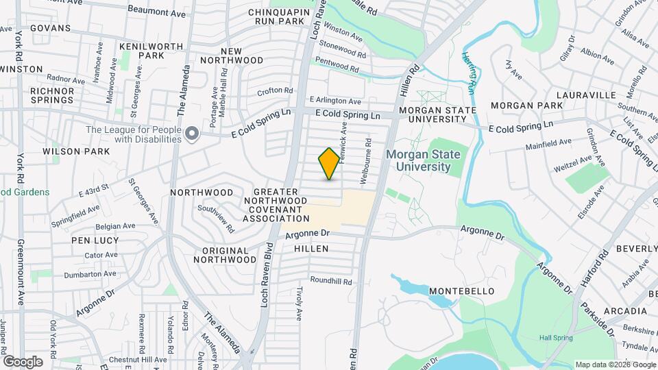 1543 Lochwood Rd Map and Location Details