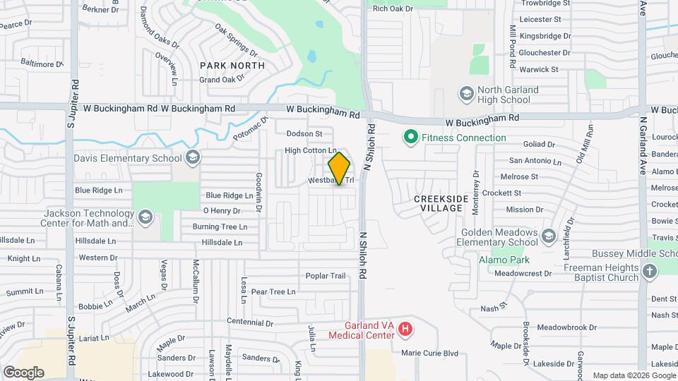 2537 Buttonbush Ln Map and Location Details