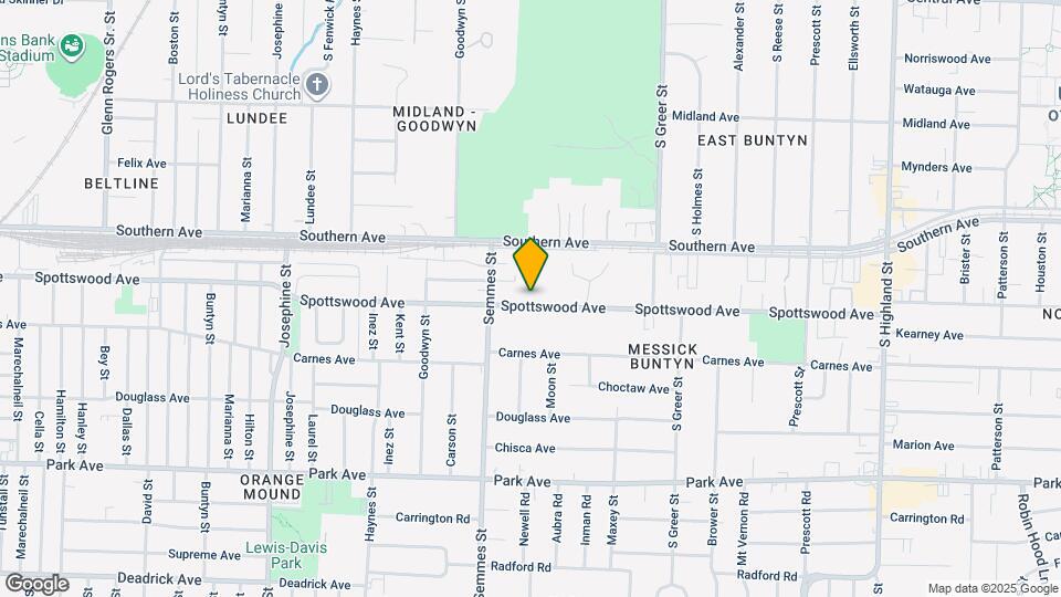 3086 Spottswood Ave Map and Location Details